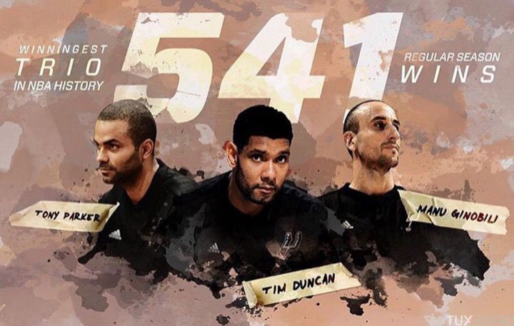 Record de victoires Trio Spurs Duncan Parker Ginobili