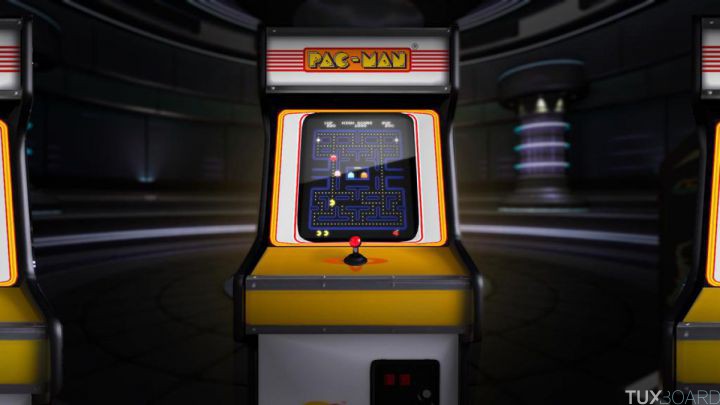 oculus arcade jeux 80s realite virtuelle salle arcade 1980 pac man sonic