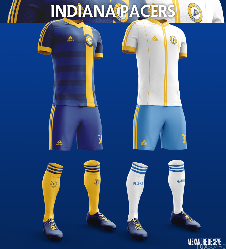 tenue foot indiana pacers