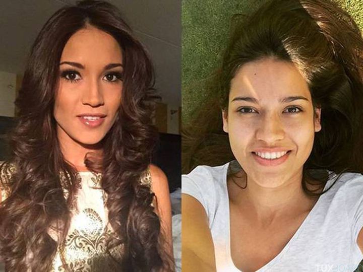 Claudia Barrionuevo Miss Univers sans maquillage
