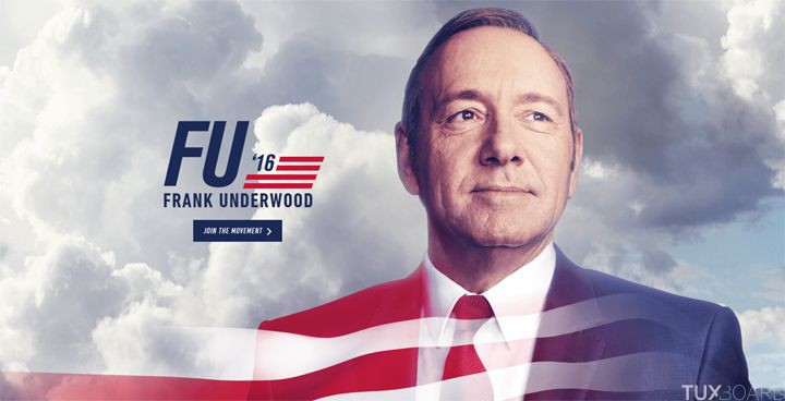 Clip campagne Frank Underwood House of Cards