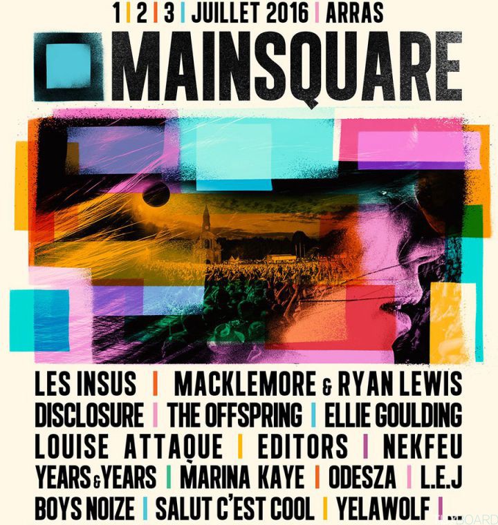 affiche programmation main square festival 2016