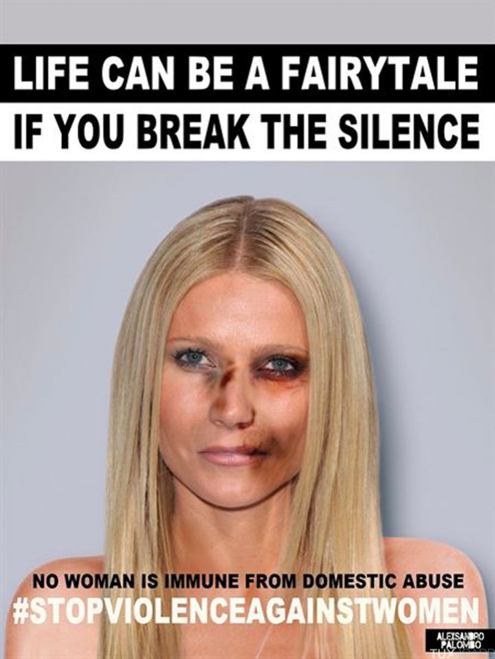 campagne violences conjugales Gwyneth Paltrow