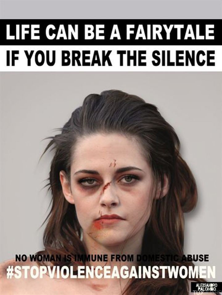 campagne violences conjugales Kristen Stewart