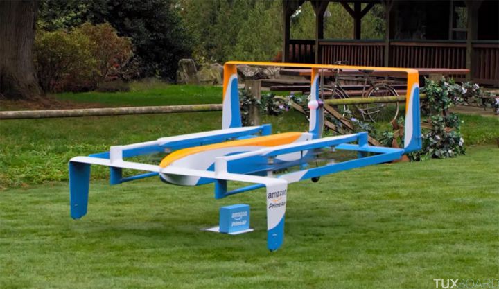 drone amazon livraison domicile service futur futuriste amazon air premium 1