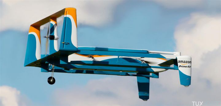 drone amazon livraison domicile service futur futuriste amazon air premium