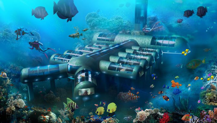 hotel sous marin planet ocean underwater