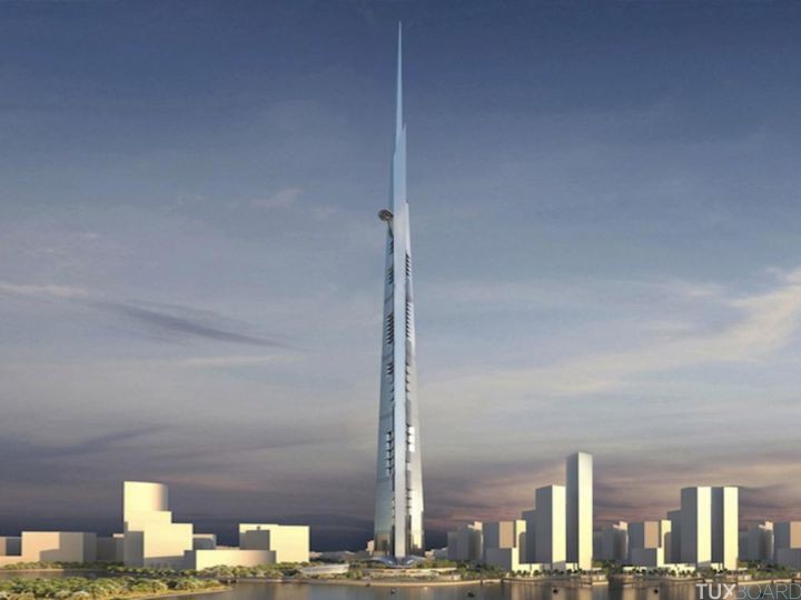 jeddah tower record du monde 1 km building arabie saoudite