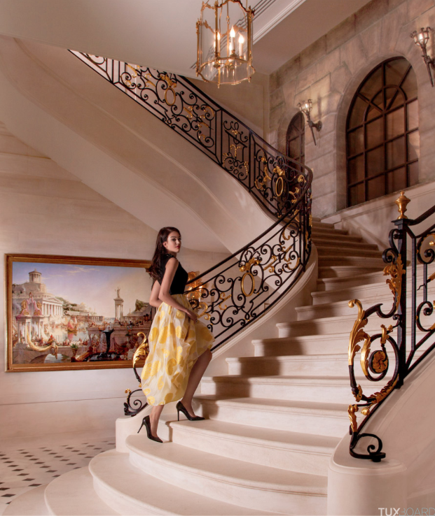 photo chateau louis xiv escalier
