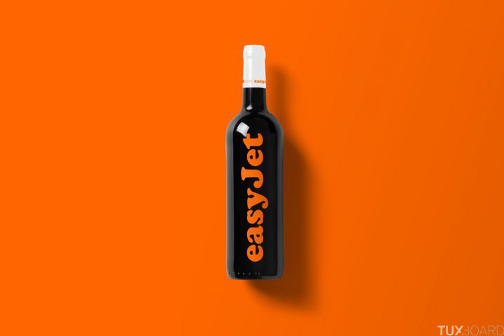 photo easy jet bouteille vin