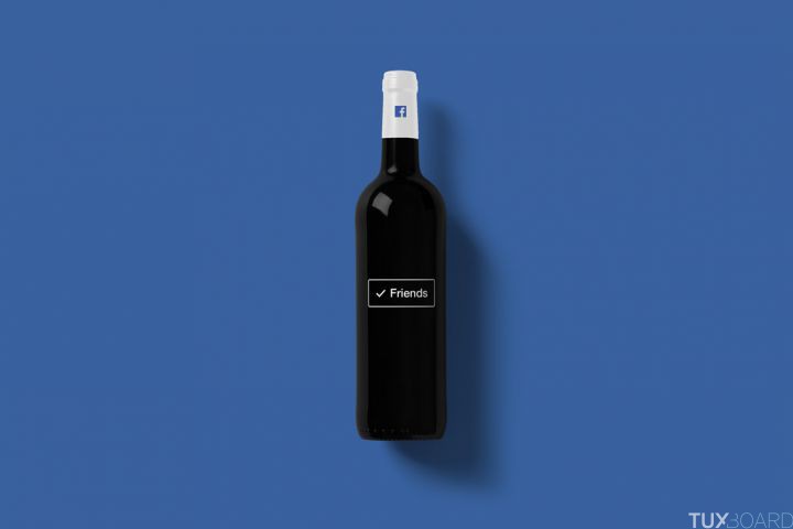 photo facebook bouteille vin
