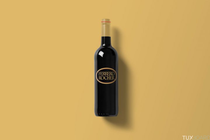 photo ferrero bouteille vin