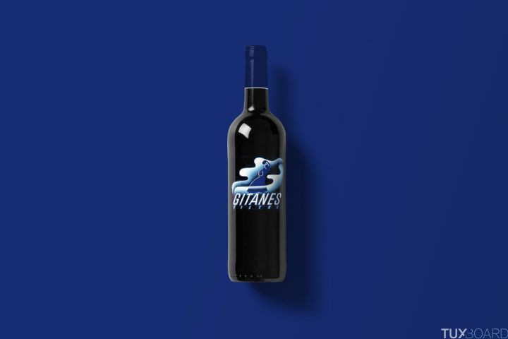 photo gitanes bouteille vin