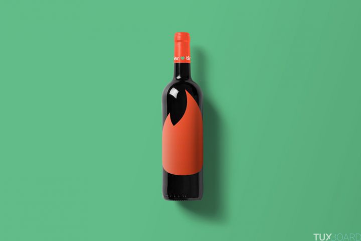 photo tinder bouteille vin