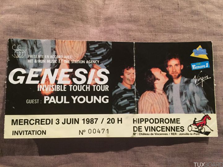 place concert Genesis 1987