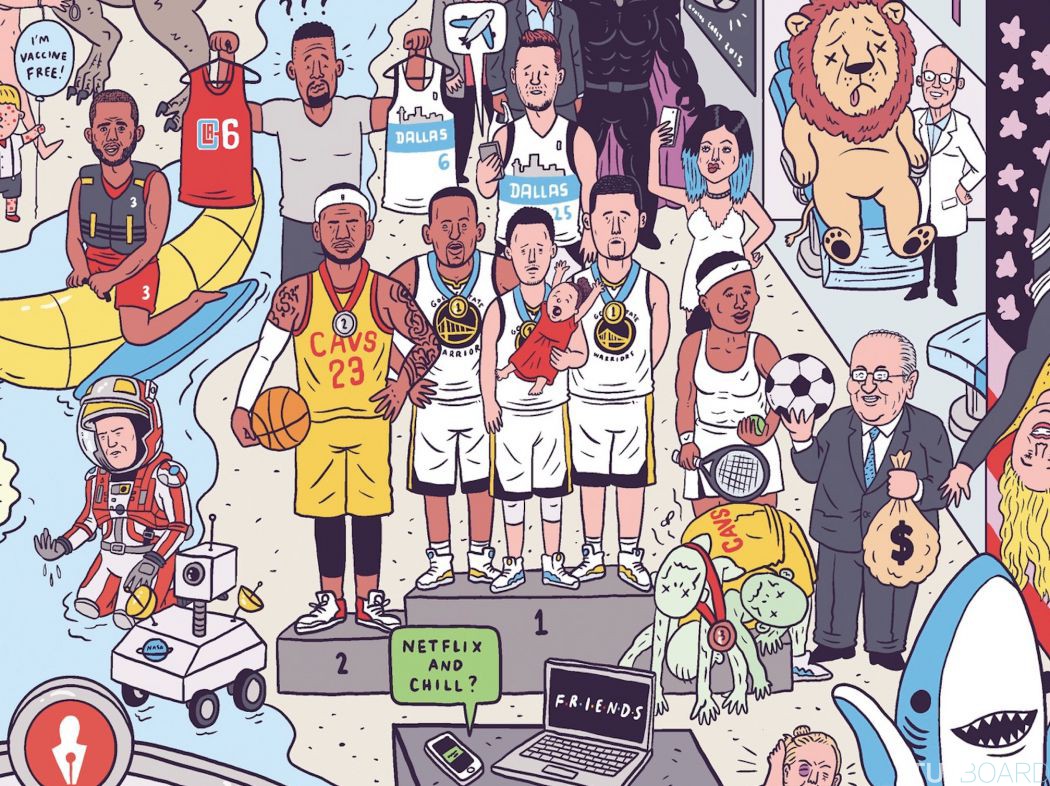 resume annee 2015 - NBA champions lion tue par le dentiste