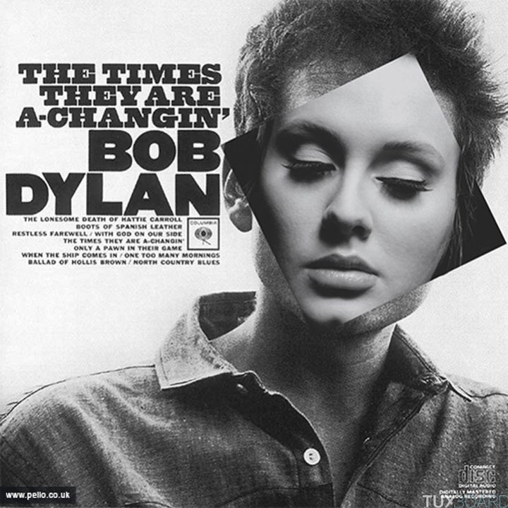 Adele pochette Bob Dylan