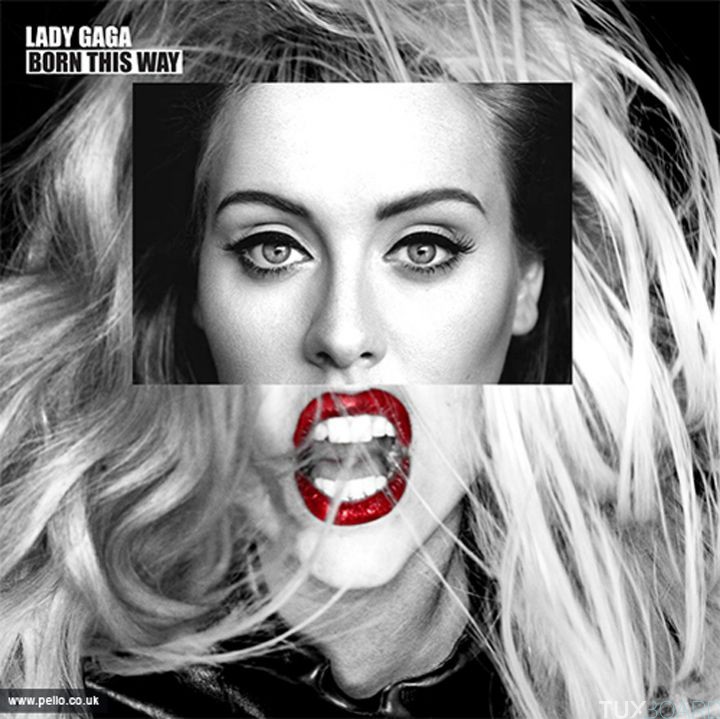 Adele pochette Lady Gaga