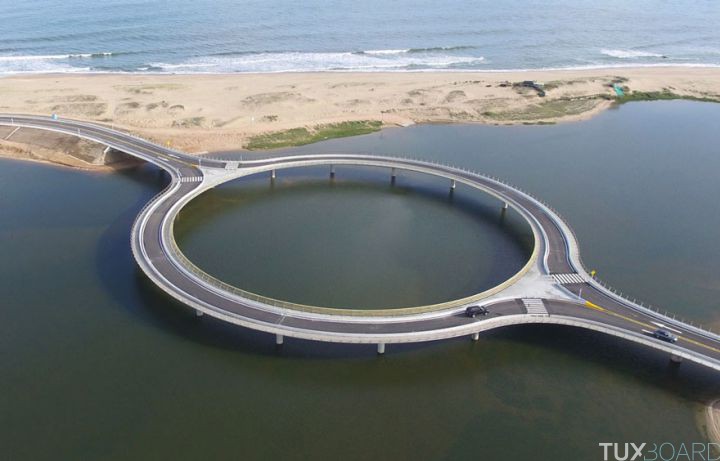Pont cercle Uruguay Laguna Garzón