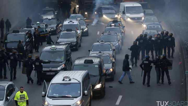 greve taxis paris janvier 2016 04
