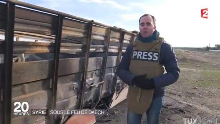 journaliste france 2 combats armee syrie etat islamique