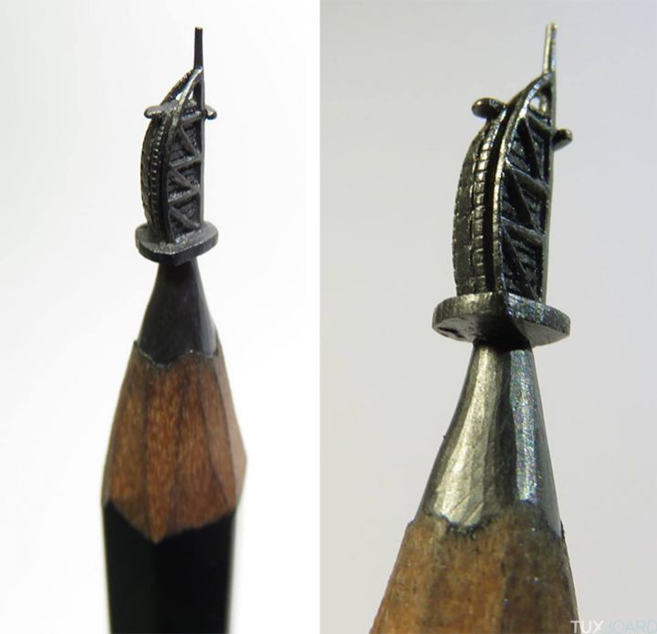 sculptures sur crayon Chien Chu Lee (5)