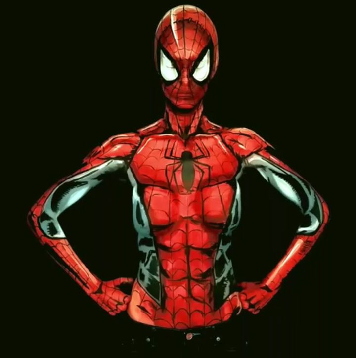 Body Paint Spider Man