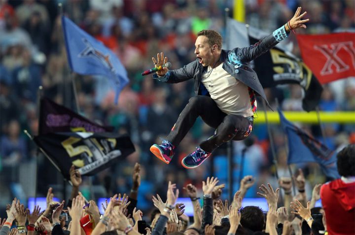 Coldplay show Super Bowl 2016