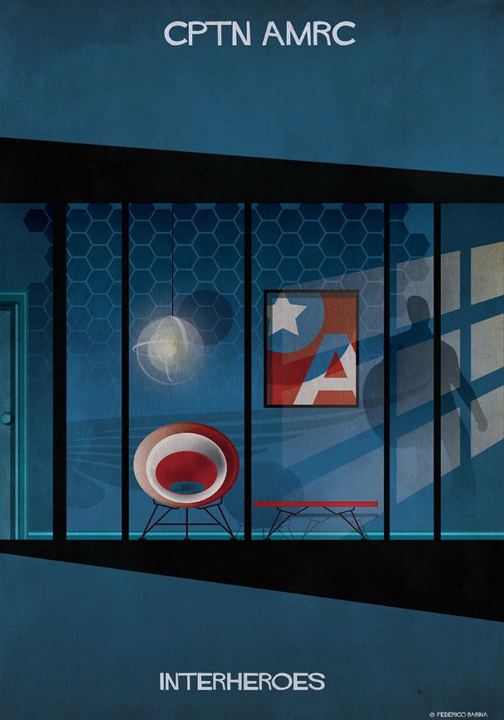 Deco interieur Captain America