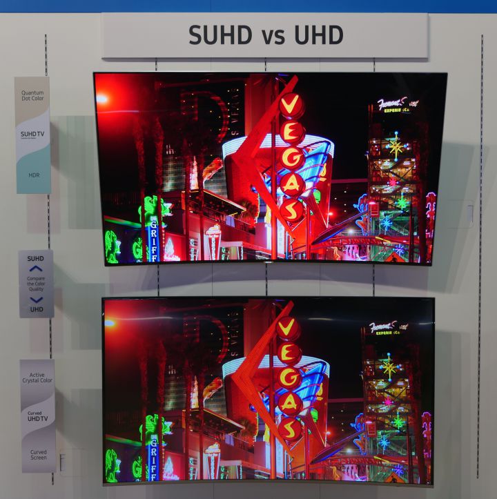 SUHD vs UHD Samsung Quantum TV