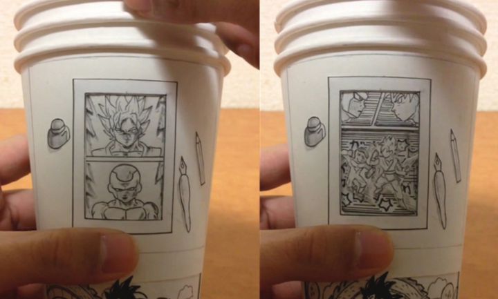 Shinrashinge manga paper cups