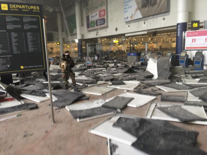 aeroport bruxelles explosion