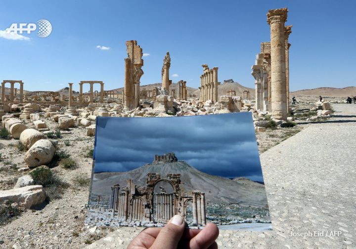 syrie ruines palmyre etat islamique