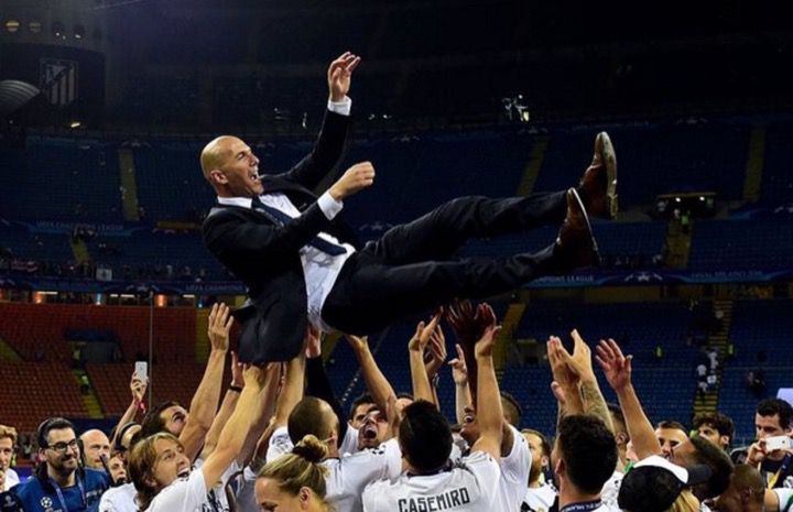 Zidane premiere Ligue des Champions entraineur Real MAdrid