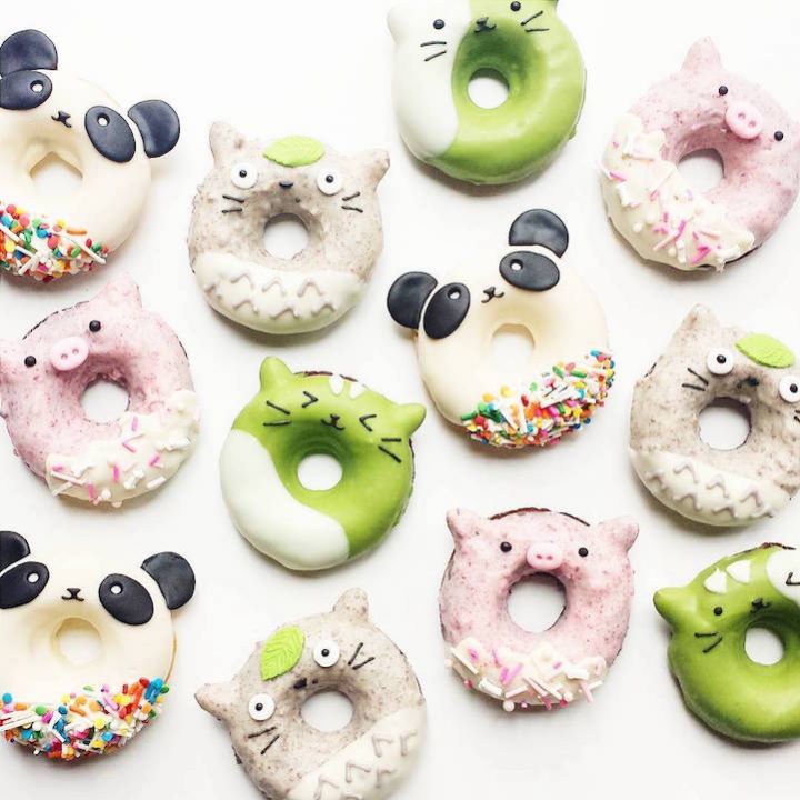 donuts cochons et pandas