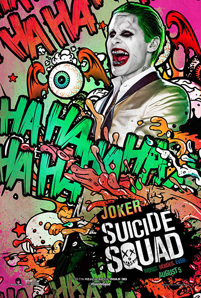 joker suicide squad poster