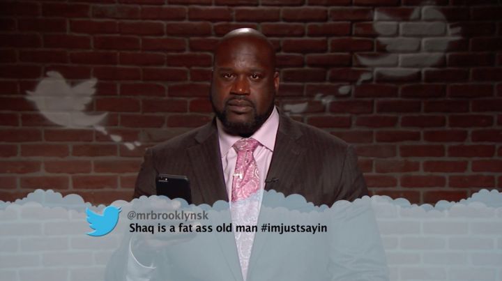 shaquille o neal mean tweets