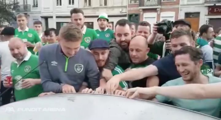 supporters irlandais voiture euro 2016