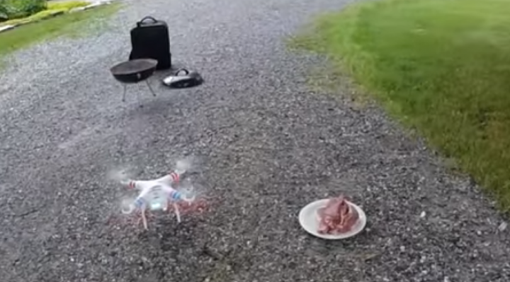 drone barbecue