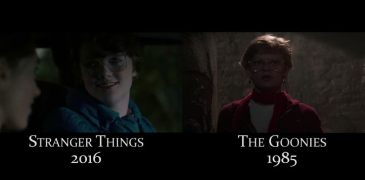 ressemblances Stranger Things personnages Goonies