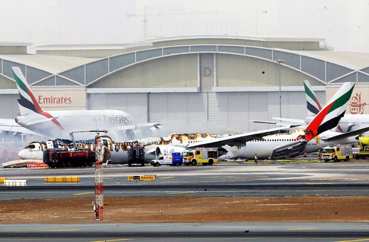 accident avion Dubai