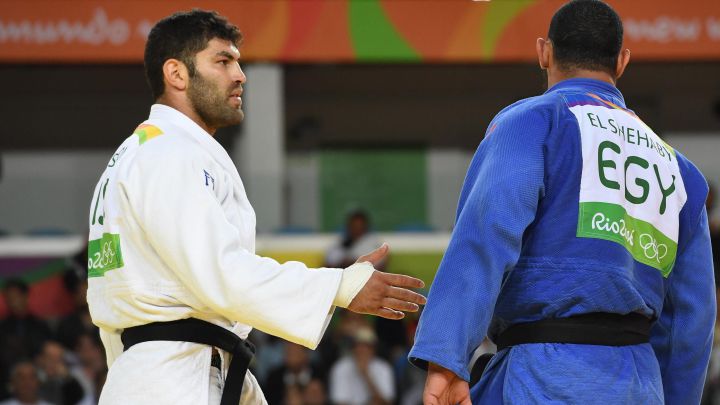 judoka egyptien refus main jo rio