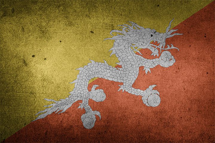 bhoutan-drapeau