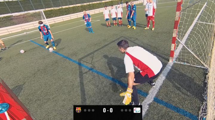 seance penalties fc barcelone equipe espagne cécifoot