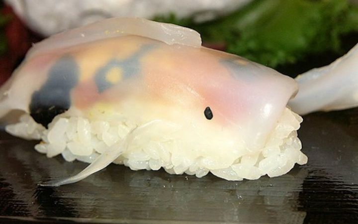 sushis oeuvres d'art
