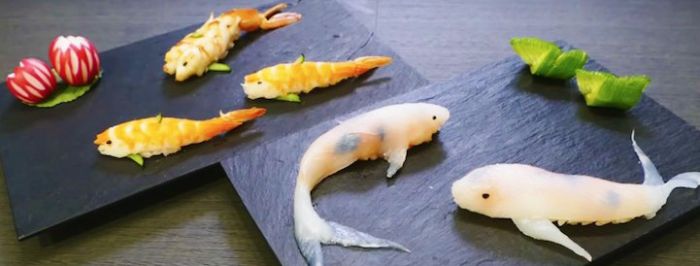 sushis oeuvres d'art