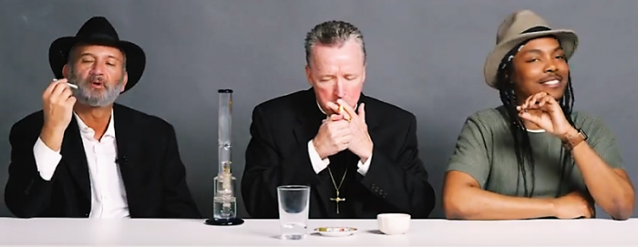 religion en fumant de la marijuana