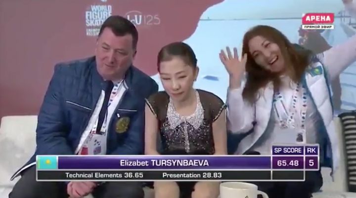 Elizabet Tursynbaeva patineuse mère