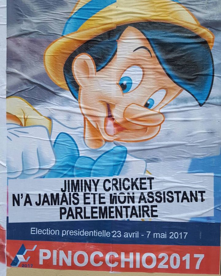 parodies affiches présidentielle 2017