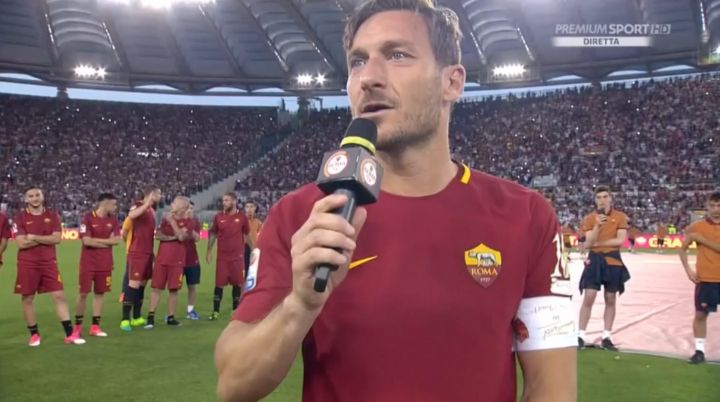 discours francesco totti supporters as roma